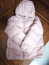 笛莎（DEESHA）童装女童轻薄羽绒服2025秋冬新款女宝宝短款三防轻盈保暖外套 烟粉 140 【充绒量：55.9g】 实拍图