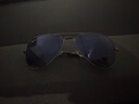 雷朋（RayBan）经典飞行员系列太阳镜开车骑行墨镜男女户外眼镜0RB3025礼物 004/78枪色镜框蓝灰色偏光镜片 尺寸58 实拍图