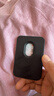 Smorss 适用苹果MagSafe磁吸卡包通用iPhone17-12系列手机背贴卡套公交地铁门禁购物卡袋手机壳卡包黑色 实拍图