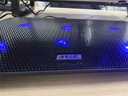 酷睿冰尊（ICE COOREL）笔记本电脑散热器A9 电脑桌游戏本支架笔记本平板散热垫折叠底座可调速显示增高桌兼容17.3英寸 黑 实拍图