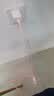 液态硅胶安卓数据线micro梯形口usb通用充电器线快充闪充适用华为vivo手机充电宝4A 1米带灯可爱粉安卓梯形口 实拍图