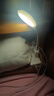 智能语音小夜灯声控灯小台灯便携氛围拍照LED卧室宿舍床头节能灯 USB插口即插即用 白色折叠语音灯【1个装】 实拍图
