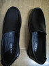 奥康（Aokang）官方春秋季流行商务休闲皮鞋男士舒适百搭一脚蹬鞋子男黑40码 实拍图