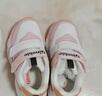 基诺浦 冬季男女儿童软底舒适学步鞋 1-5岁潮流百搭宝宝机能鞋GY1662 亮白/粉色/桃子橙 25.5 160mm 适合脚长156-165mm 实拍图
