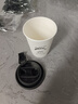 特美居（temeiju）纸杯一次性杯子咖啡杯带盖豆浆杯双层中空杯热饮杯400ml*50套 实拍图