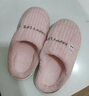 【福利价】小熊小兔棉拖秋冬季情侣保暖学生男拖鞋女居家棉拖鞋 小熊小兔棉拖-粉色 40-41 适合39-40 实拍图