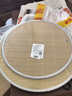 拜杰圆形双层竹制饺子帘 盖帘 托盘2件套 饺子垫 水饺盘 饺子帘 实拍图