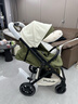 InnoTruth轻羽婴儿车推车可坐可躺0-3岁用可折叠带减震轻便新生儿遛娃神器 95%妈妈选择【4代青芥绿-新生儿护脊】 实拍图