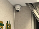 HIKVISION海康威视监控摄像头400万2K高清全彩夜视poe供电AI人形检测可对讲商超室内外半球K34HV2-LT 2.8MM  实拍图