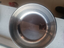 【不锈钢】和面盆厨房烘焙家用火锅盆洗菜打蛋汤锅盆醒面盆料理盆 32cm【热卖款】不锈钢 和面盆 实拍图