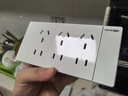 NVC雷士电工 开关插座 三位五孔插座 118型暗装15孔插座 象牙白 实拍图