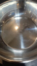 【不锈钢】和面盆厨房烘焙家用火锅盆洗菜打蛋汤锅盆醒面盆料理盆 32cm【热卖款】不锈钢 和面盆 实拍图