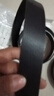 【已售100w】男士皮带贴皮无牙自动扣腰带男青年简约商务休闲裤带 金色航豹 实拍图
