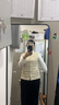 鸭鸭（YAYA）【反季】羽绒服女秋冬新款轻薄款修身羽绒马甲显瘦内胆背心上衣KX 米白色 M 160 实拍图