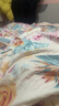 富安娜磨毛四件套 100%纯棉加厚保暖被套床单 双人加大床品 230*229cm 实拍图