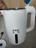 万利达烧水壶热水壶电热水壶不锈钢胆一体全自动恒温大容量家用快速壶开水壶双层防烫便携式电水壶 2L 亮白（加厚智能保温款） 实拍图