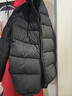 优衣库童装男童女童高级轻型羽绒连帽外套帽子可拆卸471377 09 黑色 150 实拍图