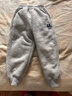 嘟嘟家宝宝加绒裤子冬季加绒儿童加厚长裤男童童装保暖女童冬装 麻灰色 实拍图