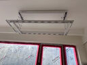 美的（Midea）电动晾衣架升降隐藏嵌入式阳台双杆可伸缩全屏照明晾衣杆D35MAX 实拍图