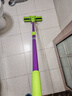 妙洁胶棉拖把27cm杆长120共2头滚轮式懒人家用一拖净免手洗海绵吸水 实拍图