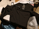 艾伦伯顿（Alen Botun）健身服男套装高弹压缩秋季保暖内衣速干衣冬天运动紧身训练跑步服 黑黑两件套【升级二代保暖绒】 L (130-145)斤 实拍图