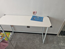 全品屋电脑桌长条桌简易书桌卧室学习桌写字桌窄桌办公工作台床边小桌子 【长条桌】单层长120*宽40cm 升级加厚 实拍图