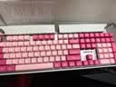 CHERRY 樱桃KC200 108键有线机械键盘 商务办公家用游戏键盘 PBT键帽全尺寸键盘键鼠套装 娇红草莓味 青轴 实拍图