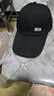 【热巴同款】加大棒球帽帽子男女大头围显脸小春夏字母百搭棒球帽 侧标-黑色 实拍图