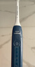 飞利浦（PHILIPS）【肖战推荐】声波电动牙刷钻石3系 新年礼物 情侣款送男生女友 微泡水流HX5181/02星云蓝 实拍图