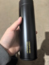 炊大皇保温杯 316L医用级不锈钢茶水分离商务便携智能保温杯 黑色 490ml 实拍图