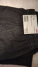 优衣库女装棉质牛仔舒适九分裤/水洗产品休闲百搭478995 473801 478995/08深灰色 M 实拍图