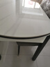 晨巢 岩板餐桌 实木餐桌椅组合现代简约可伸缩折叠吃饭桌子餐厅家具 黑白框架亮光雪山白-111皮椅 1.35米一桌六椅-12MM岩板厚度 实拍图