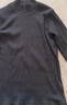 优衣库女装罗纹高领T恤/长袖小高领内搭479588 09 黑色 3XL /170/108C 实拍图