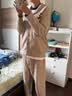 蕉内绒绒500H睡衣男女士5A抗菌半边绒翻领家居服情侣款冬季加厚可外穿 【王一博同款-男士】砷朴棕 XL 实拍图