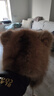 涼汘帽子冬季女小浣熊帽子真皮雷锋帽护耳帽狐狸皮帽子帽子女时尚洋气 儿童款4-12岁【可调节仿皮草】 实拍图