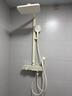惠达（HUIDA）恒温数显淋浴花洒套装增压家用浴室卫生间大顶喷全套奶白色DW525S 实拍图