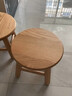 实木小凳子家用客厅茶几凳现代简约圆凳老式小板凳方凳木头凳矮凳 全实木凳子 可叠放省空间 实拍图