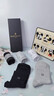 梦特娇袜子男士秋冬季100%纯棉7A抗菌防臭艾草精油袜休闲透气运动中筒袜 实拍图