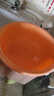 新款圆形家用洗脸盆加厚卫生间厨房洗衣洗菜洗脚宿舍泡脚盆 随机颜色 中号【直径27CM】 实拍图