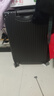 SOO行李箱男万向轮拉杆箱耐磨抗摔24英寸A330旅行箱密码箱女商务黑色 实拍图