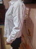 佐马仕（ZUOMASHI） 长袖衬衫女商务休闲职业装正装衬衣修身工装OL酒店通勤工作服 N2655纯白色方领 5XL/42（150斤-160斤） 实拍图