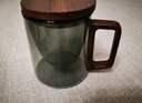 南山先生  清灵玻璃杯带把带盖茶水分离泡茶杯 高颜值耐高温玻璃杯套装简约家用办公加厚防烫大容量喝茶杯 清灵杯-三档恒温保温座组合-带过滤 实拍图