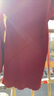 优衣库女装罗纹高领T恤/长袖小高领内搭479588 17 枣红色 M /160/84A 实拍图