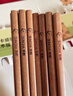 双枪进口福禄花梨木筷子 家用高档木筷 天然抗菌防霉套装 10双装 实拍图