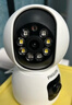 飞利浦（PHILIPS）摄像头家用监控器360度无死角带夜视全景监控无需连wifi终身免流量手机远程可对话室内高清监视器 WiFi版双摄+128G卡+双向语音通话 实拍图
