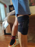 特步（XTEP）运动护膝半月板髌骨跑步骑行登山羽毛球关节炎专用膝盖护具一对 实拍图