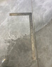 得力（deli）不锈钢拐尺钢角尺L型尺木工直角90度尺双面刻度150x300mm 实拍图