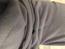 京东京造轻薄暖摇粒绒抗静电秋季加绒男士睡衣男家居服情侣睡衣鲨鱼灰2XL 实拍图