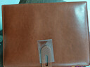 申士（SHEN SHI）B5/16K 9孔商务活页本可替换内芯皮面本95张办公记事会议笔记本子jd19216 棕黄色1本 实拍图