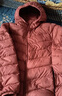 鸭鸭（YAYA）佟丽娅同款秋冬轻薄羽绒服女冬装短款鸭绒轻型薄款女士保暖外套K 嫣红色 XL (170) 实拍图